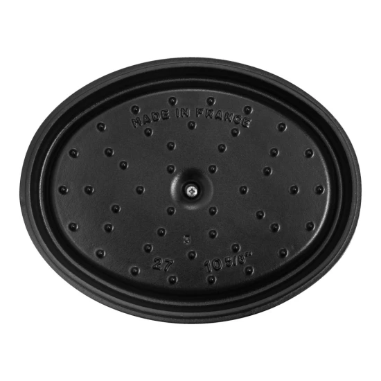 Staub La Cocotte | Cocotte öntöttvas főzőedény 27 cm | fehér trüffel | ovális | öntöttvas