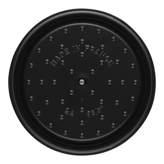 Staub La Cocotte | Cocotte öntöttvas főzőedény 28 cm | bordó | kerek 6,7 l | öntöttvas