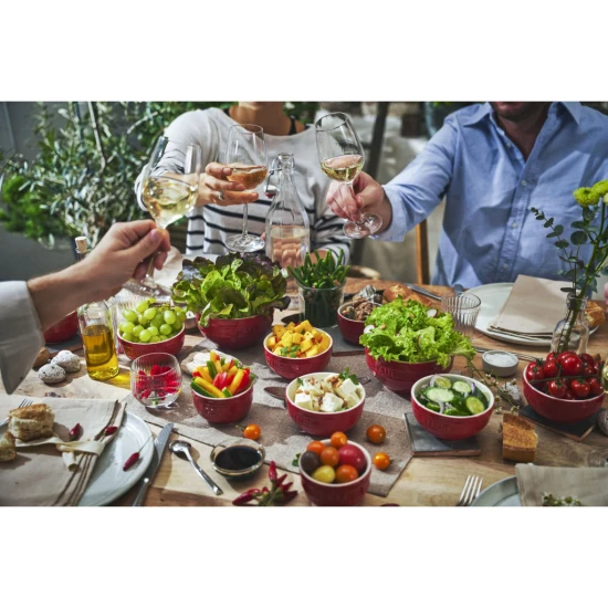 Staub kerámia | tál szett 14 cm |4 darabos | cherry | kerámia