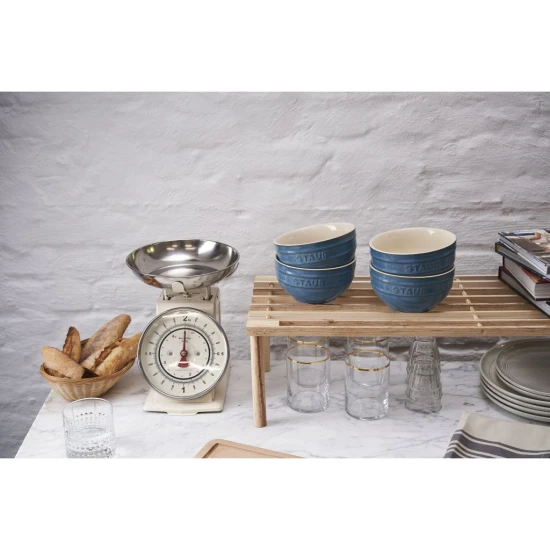 Staub kerámia | tál szett 14 cm |4 darabos |antik türkiz | kerámia