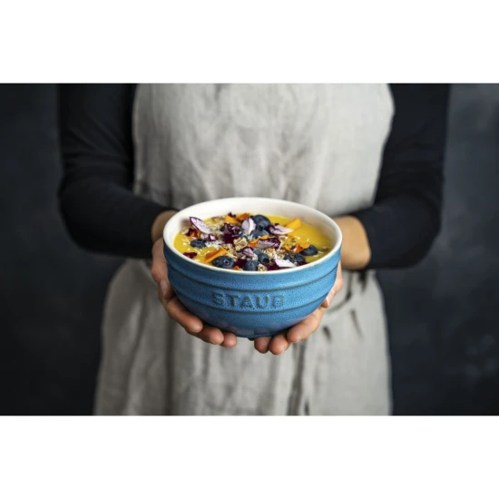 Staub kerámia | tál szett 14 cm |4 darabos |antik türkiz | kerámia