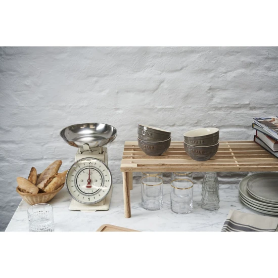 Staub kerámia | tál szett 12 cm |4 darabos | antikszürke | kerámia