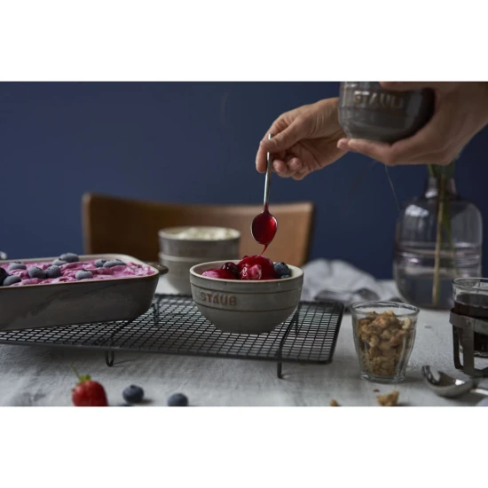 Staub kerámia | tál szett 12 cm |4 darabos | antikszürke | kerámia