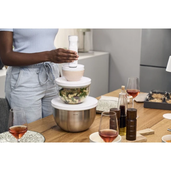 Staub kerámia | tál szett 12 cm |4 darabos | elefántcsont | kerámia