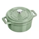 Staub La Cocotte | Mini Cocotte öntöttvas főzőedény 10 cm | zsálya | kerek | öntöttvas