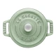 Staub La Cocotte | Mini Cocotte öntöttvas főzőedény 10 cm | zsálya | kerek | öntöttvas