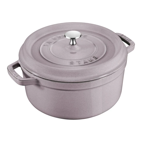 Staub La Cocotte | Cocotte öntöttvas főzőedény 24 cm | cseresznyevirág | kerek | öntöttvas