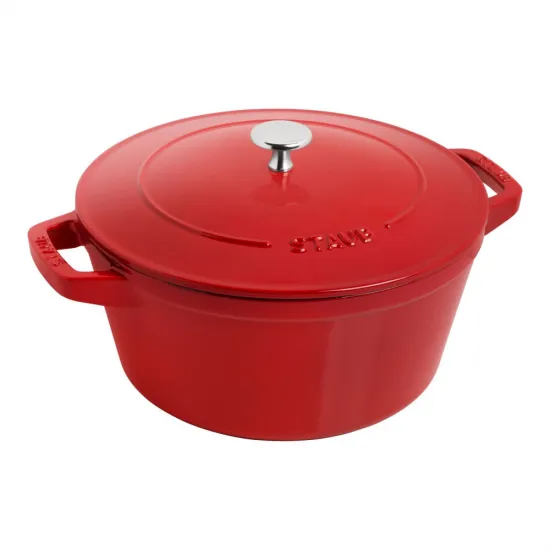 STAUB öntöttvas egymásba rakható készlet piros 3 darabos STAUB öntöttvas egymásba rakható készlet piros 3 darabos