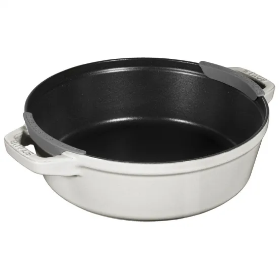 STAUB öntöttvas egymásba rakható készlet fehér 3 darabos STAUB öntöttvas egymásba rakható készlet fehér 3 darabos