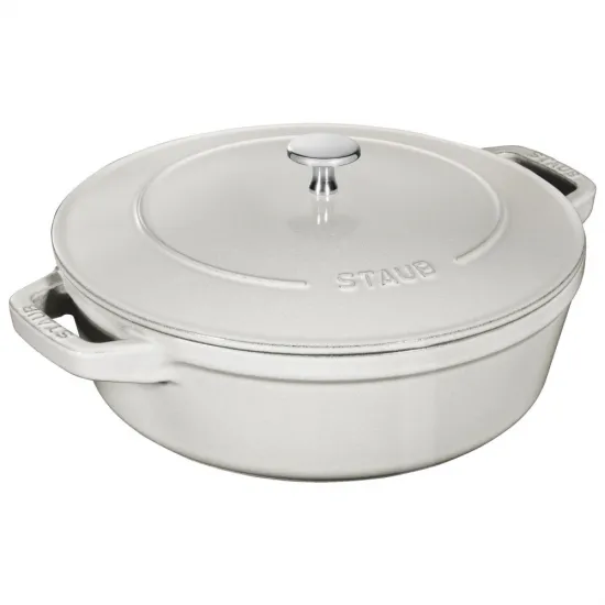 STAUB öntöttvas egymásba rakható készlet fehér 3 darabos STAUB öntöttvas egymásba rakható készlet fehér 3 darabos