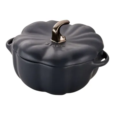 Staub kerámia Cocotte | 15cm | 0.70l | fekete | pumpkin
