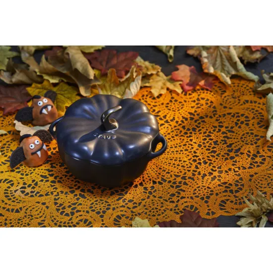 Staub kerámia Cocotte | 15cm | 0.70l | fekete | pumpkin Staub kerámia Cocotte | 15cm | 0.70l | fekete | pumpkin