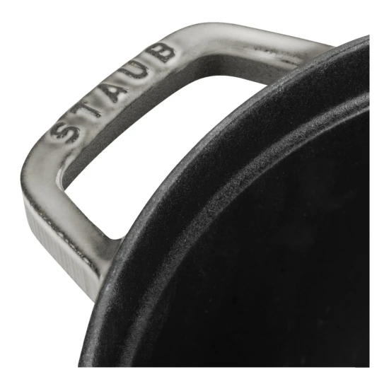 Staub La Cocotte | Cocotte öntöttvas főzőedény 26 cm | grafitszürke | kerek | öntöttvas