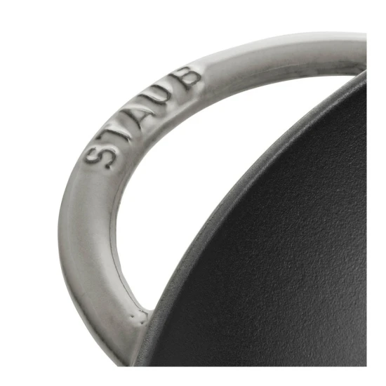 Staub Specialties | Wok üvegfedővel 37 cm | kerek | öntöttvas | grafitszürke