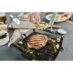 Staub Grillserpenyők | grillserpenyő kiöntőcsőrrel 24 cm | négyzetalakú | öntöttvas | fekete