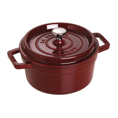 Staub La Cocotte | Cocotte öntöttvas főzőedény 22 cm | gránátvörös | kerek | öntöttvas