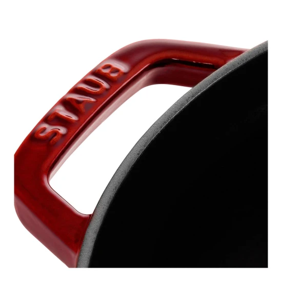 Staub La Cocotte | Cocotte öntöttvas főzőedény 24 cm | gránátvörös | kerek | öntöttvas