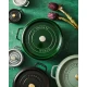 Staub La Cocotte | Cocotte öntöttvas főzőedény 28 cm | bazsalikomzöld | kerek | öntöttvas