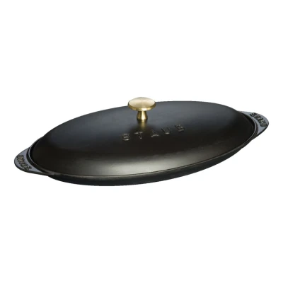 Staub Specialities | sütőtál tetővel 31 cm | öntöttvas | fekete