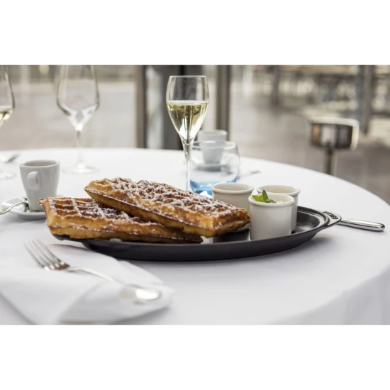 Staub Specialities | sütőtál tetővel 31 cm | öntöttvas | fekete