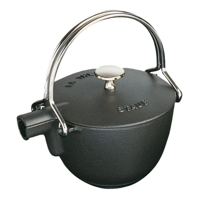 Staub Specialities | teáskanna 16 cm | kerek | fekete