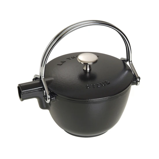 Staub Specialities | teáskanna 16 cm | kerek | fekete