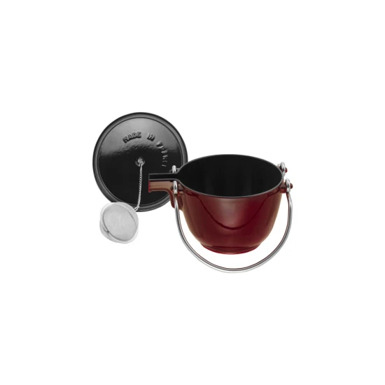 Staub Specialities | teáskanna 16 cm | kerek | gránátvörös