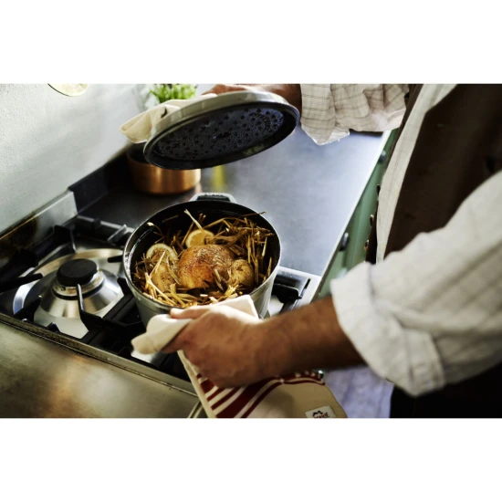 Staub La Cocotte | Cocotte öntöttvas főzőedény 16 cm | grafitszürke | kerek | öntöttvas