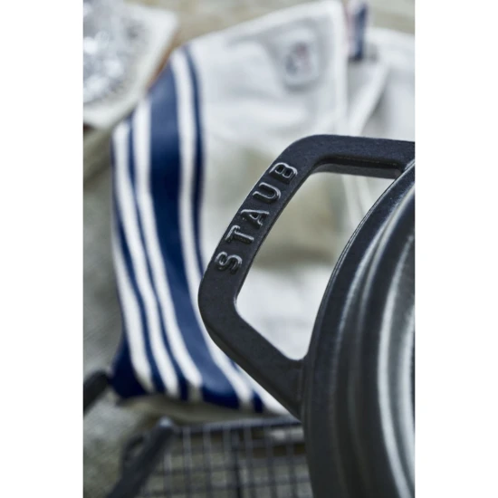 Staub La Cocotte | Cocotte öntöttvas főzőedény 41 cm | fekete | ovális | öntöttvas