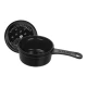 Staub Specialties | mártásos edény 10 cm | kerek | öntöttvas | fekete