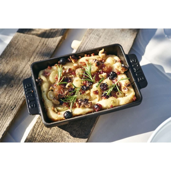 Staub Specialities | sütőtál 15 x 11 cm | öntöttvas | fekete