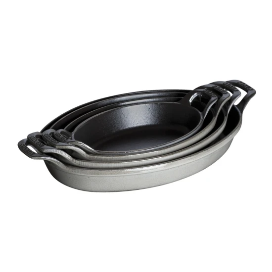 Staub Specialities | sütőtál 21 cm | öntöttvas | grafitszürke