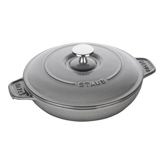 Staub Specialities | sütőtál tetővel 20 cm | öntöttvas | grafitszürke