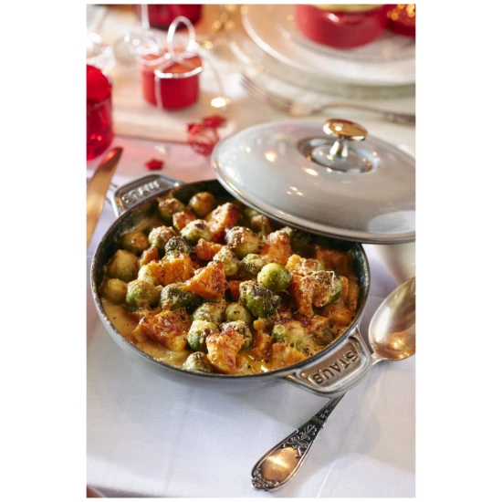 Staub Specialities | sütőtál tetővel 20 cm | öntöttvas | grafitszürke