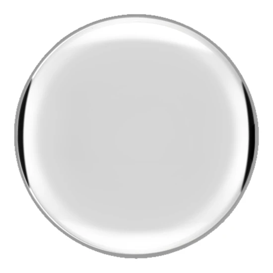 Staub  | fogantyú rozsdamentes acél | kerek | 4 cm | ezüst színű