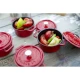 Staub La Cocotte | Mini Cocotte öntöttvas főzőedény 10 cm | cherry | kerek | öntöttvas