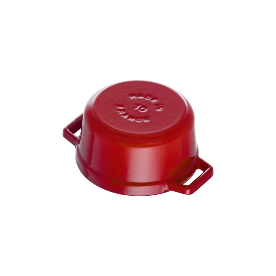 Staub La Cocotte | Mini Cocotte öntöttvas főzőedény 10 cm | cherry | kerek | öntöttvas