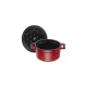 Staub La Cocotte | Mini Cocotte öntöttvas főzőedény 10 cm | cherry | kerek | öntöttvas