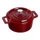 Staub La Cocotte | Mini Cocotte öntöttvas főzőedény 10 cm | gránátvörös | kerek | öntöttvas