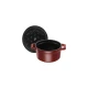 Staub La Cocotte | Mini Cocotte öntöttvas főzőedény 10 cm | gránátvörös | kerek | öntöttvas