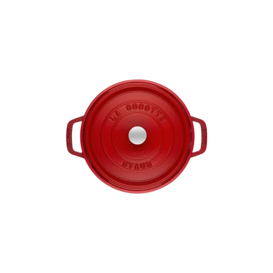 Staub La Cocotte | Cocotte öntöttvas főzőedény 30 cm | cherry | kerek | öntöttvas