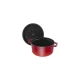 Staub La Cocotte | Cocotte öntöttvas főzőedény 30 cm | cherry | kerek | öntöttvas