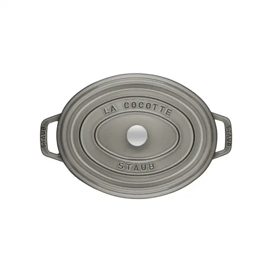Staub öntöttvas edény | szürke | ovális 29 cm | 4,2l Staub öntöttvas edény | szürke | ovális 29 cm | 4,2l