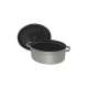 Staub öntöttvas edény | szürke | ovális 29 cm | 4,2l Staub öntöttvas edény | szürke | ovális 29 cm | 4,2l