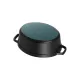 Staub öntöttvas edény | fekete | ovális 31 cm | 5,5l Staub öntöttvas edény | fekete | ovális 31 cm | 5,5l