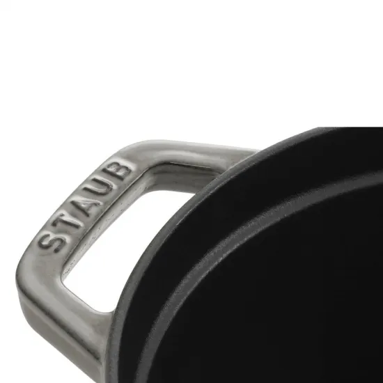 Staub öntöttvas edény | szürke | ovális 31 cm | 5,5l Staub öntöttvas edény | szürke | ovális 31 cm | 5,5l