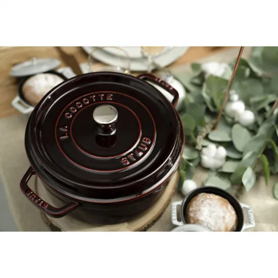 Staub öntöttvas edény| grenadine | kerek 26 cm | 5,25l Staub öntöttvas edény| grenadine | kerek 26 cm | 5,25l