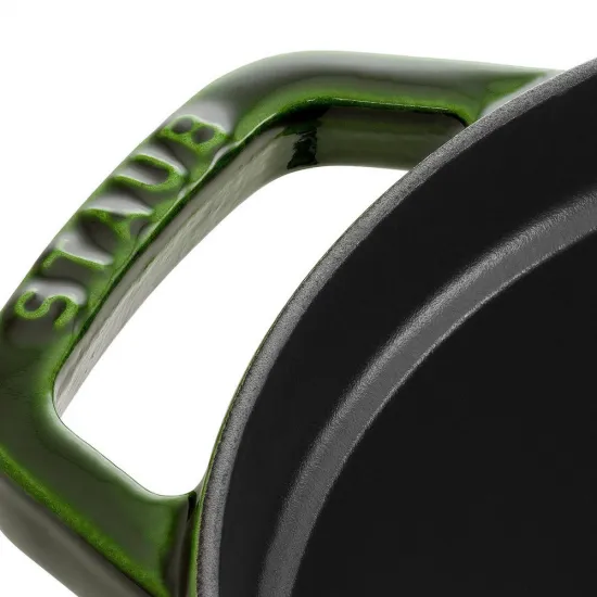 Staub öntöttvas edény | zöld | ovális 29 cm | 4,2l