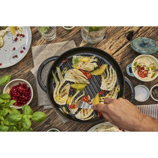 STAUB GRILLSERPENYŐK | grillserpenyő| öntöttvas | 26 cm