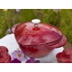 Staub öntöttvas edény 20 cm cherry